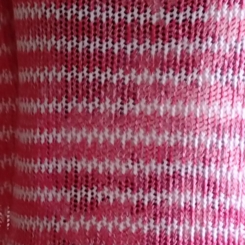 Tommy Bahama Linen Blend Coral Stripe Sweater Knit Dress, XS - Picture 8 of 10